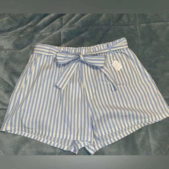 Sundays Ozeta Striped Shorts Blue Shorts, Cornflower Blue, Shorts Size S